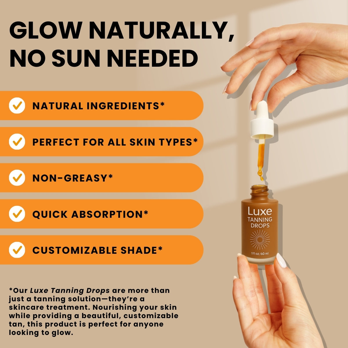Luxe™ Tanning Drops - Skin Glow Treatment