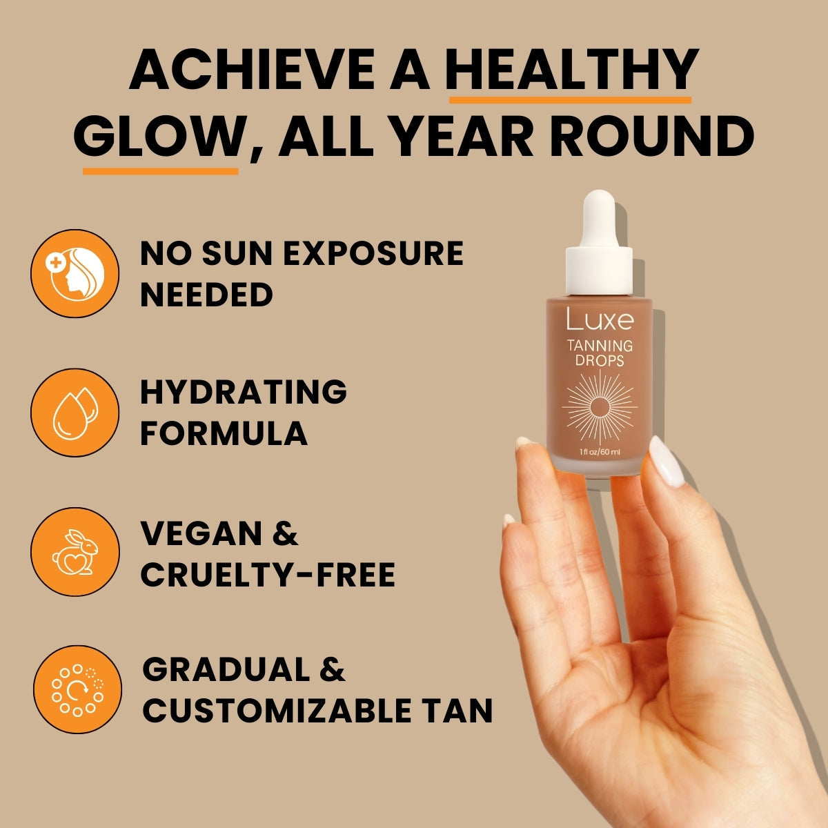 Luxe™ Tanning Drops - Skin Glow Treatment