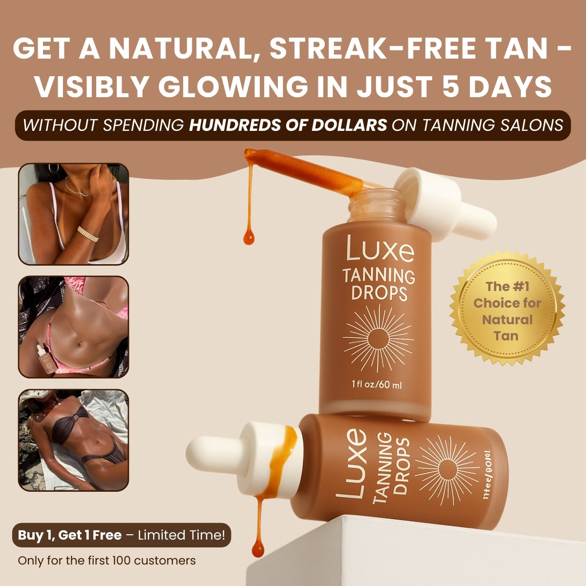 Luxe™ Tanning Drops - Skin Glow Treatment