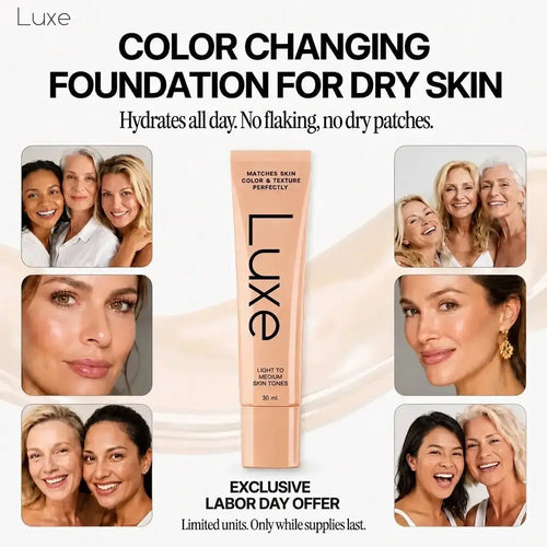 Luxe™ - Color Changing Foundation For Dry Skin