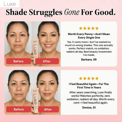 Luxe | Color Changing Foundation Medium Shades Luxe Research US